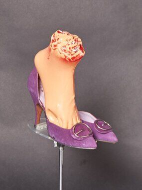 1950s Deep Purple Suede Stiletto Pumps Glam Heels